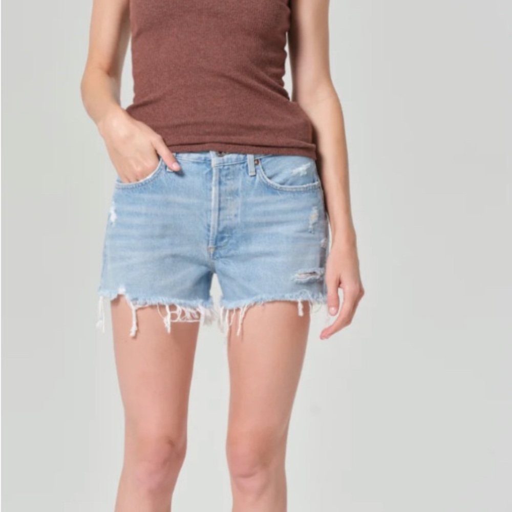 AGOLDE Parker Denim Shorts